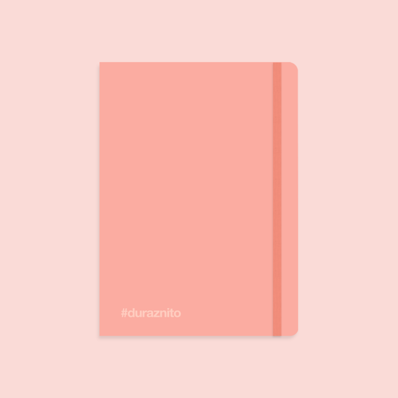 Cuaderno punteado Talle S - Color Duraznito